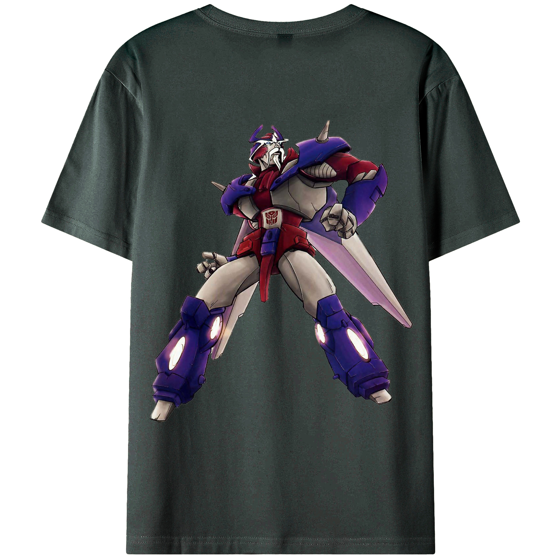 （画像用）  綿100％ メンズ半袖Tシャツ（バックプリント） 通気性